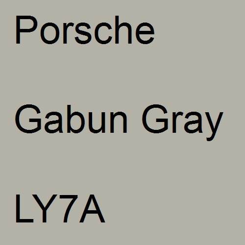 Porsche, Gabun Gray, LY7A.